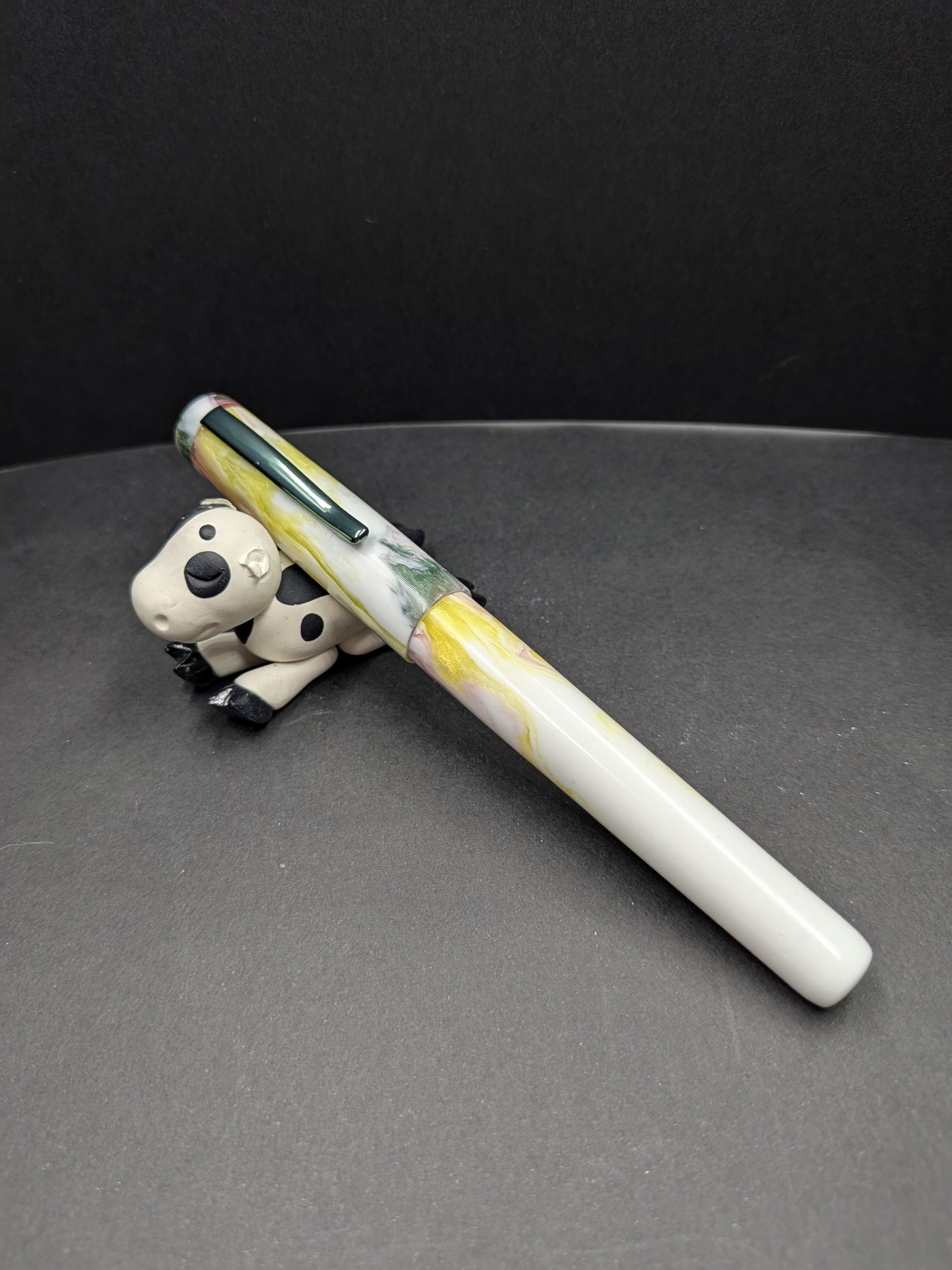 B24 - (SNR) - Texas Orchid with Emerald Clip