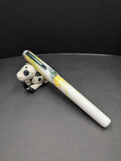 B24 - (SNR) - Texas Orchid with Emerald Clip