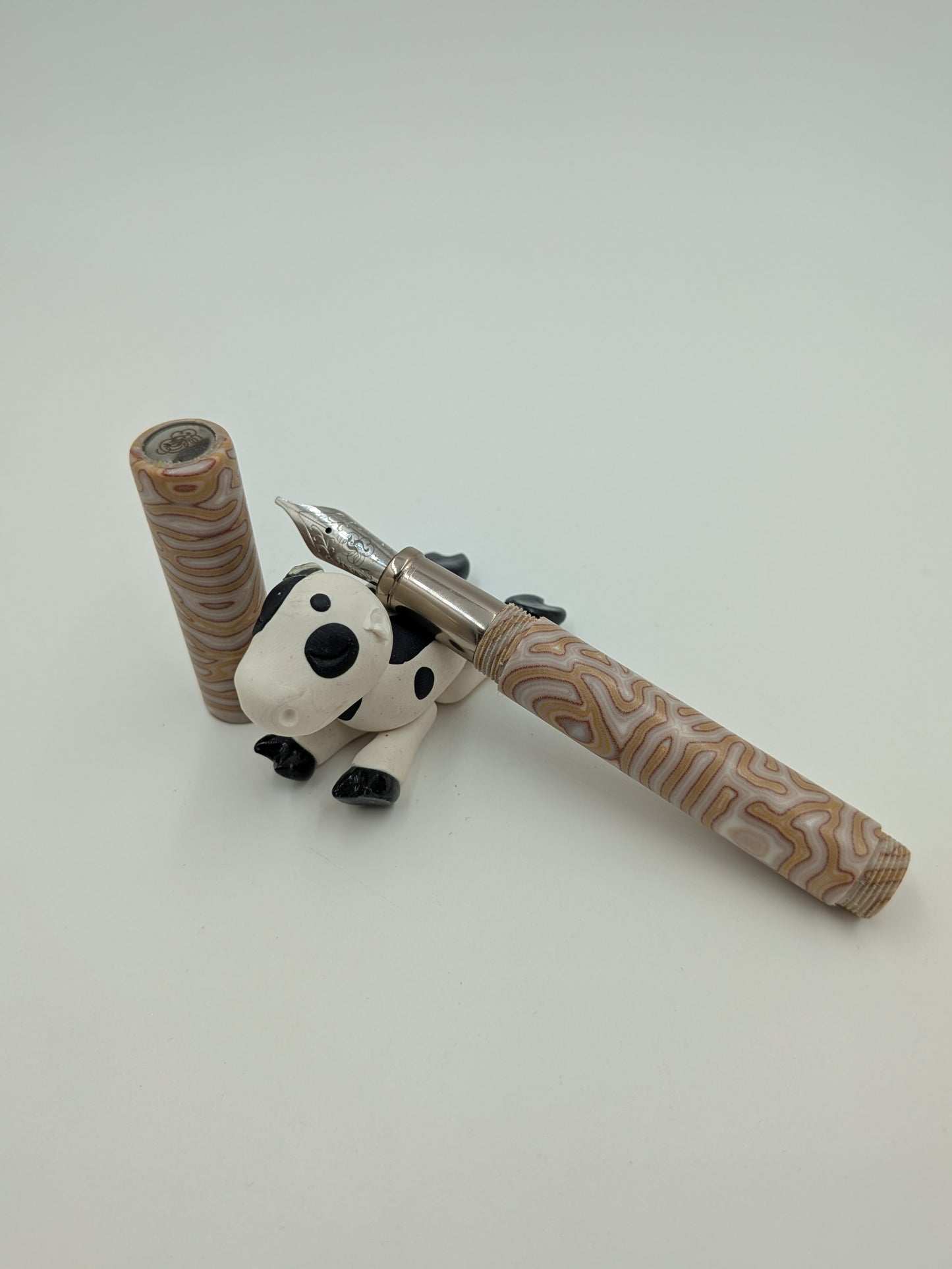 E14 - (CrazyFiber)- Taschenstift in Caramel Late Copper Section