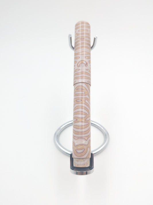 E14 - (CrazyFiber)- Taschenstift in Caramel Late Black Chrome Section