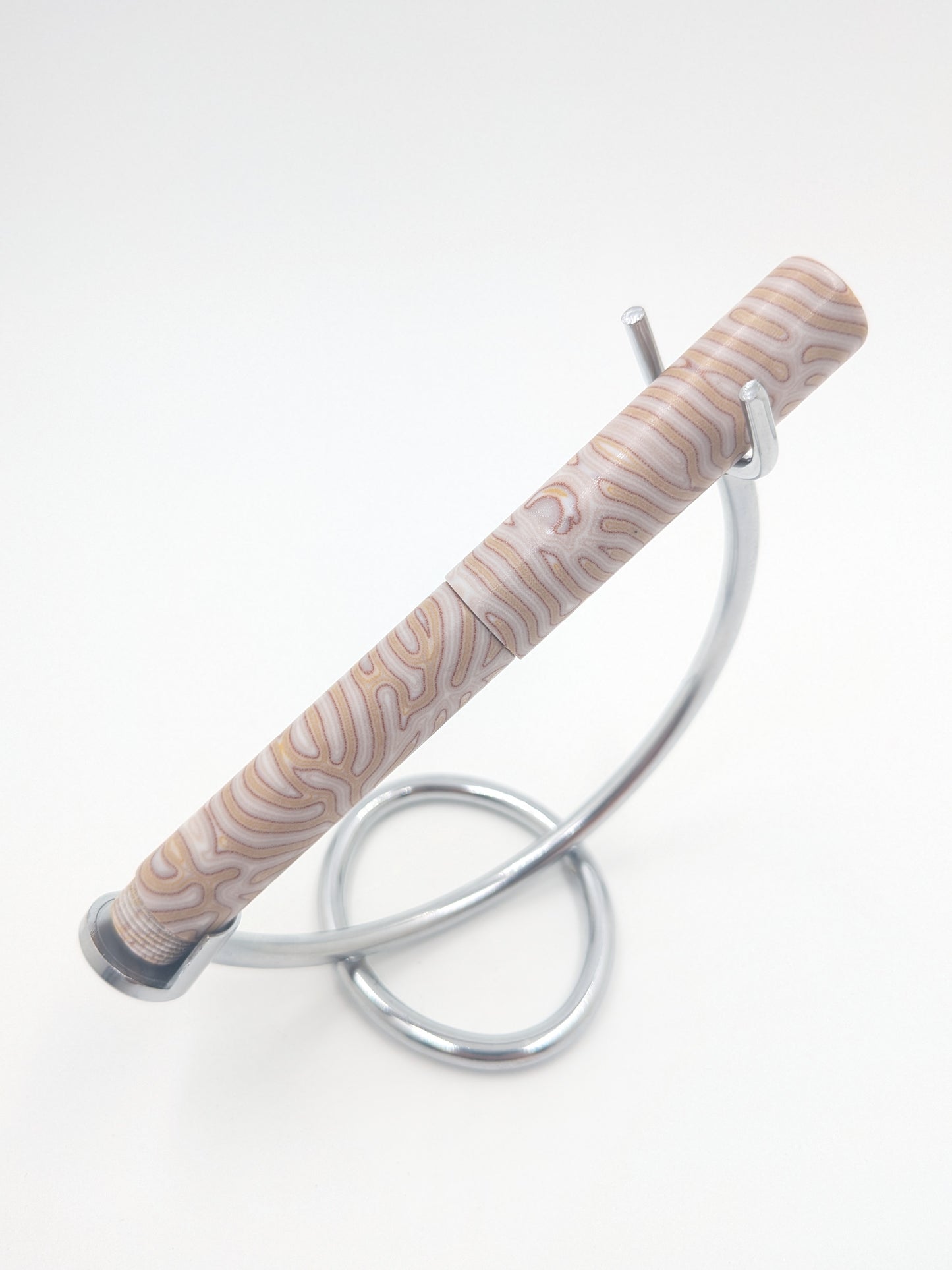 E14 - (CrazyFiber)- Taschenstift in Caramel Late Black Chrome Section