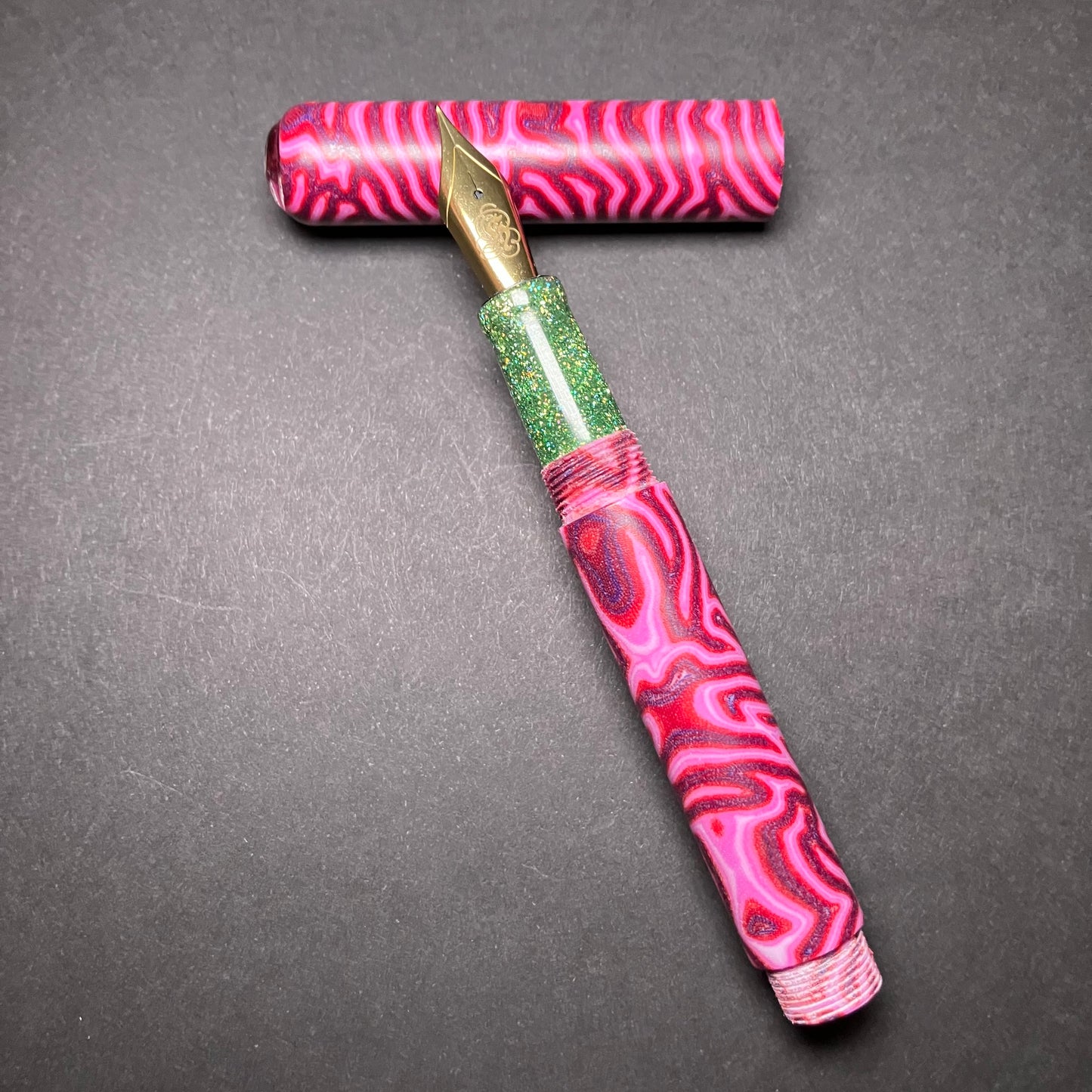 E14 - (CrazyFiber)- Taschenstift in Raspberry Ice