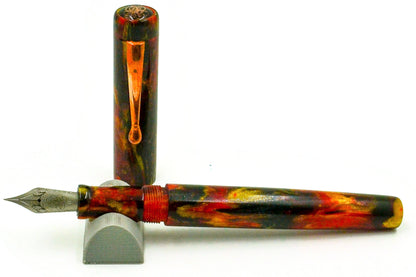 B24 - Diamondcast Red Dragon - Rose gold trim