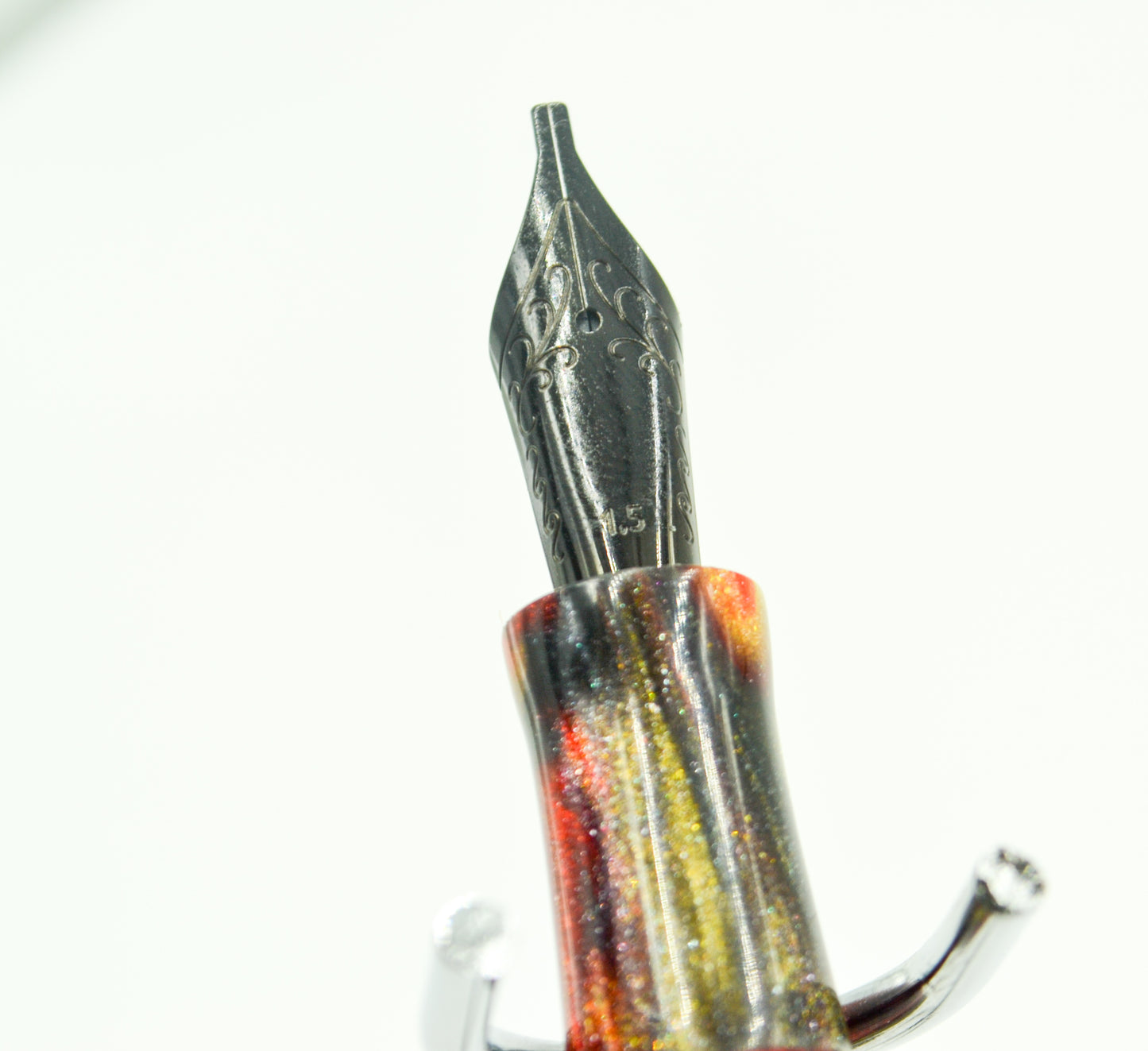 M464C - RedDragon Diamond Cast - Jowo 1.5 nib Black Lacquer