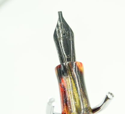 M464C - RedDragon Diamond Cast - Jowo 1.5 nib Black Lacquer