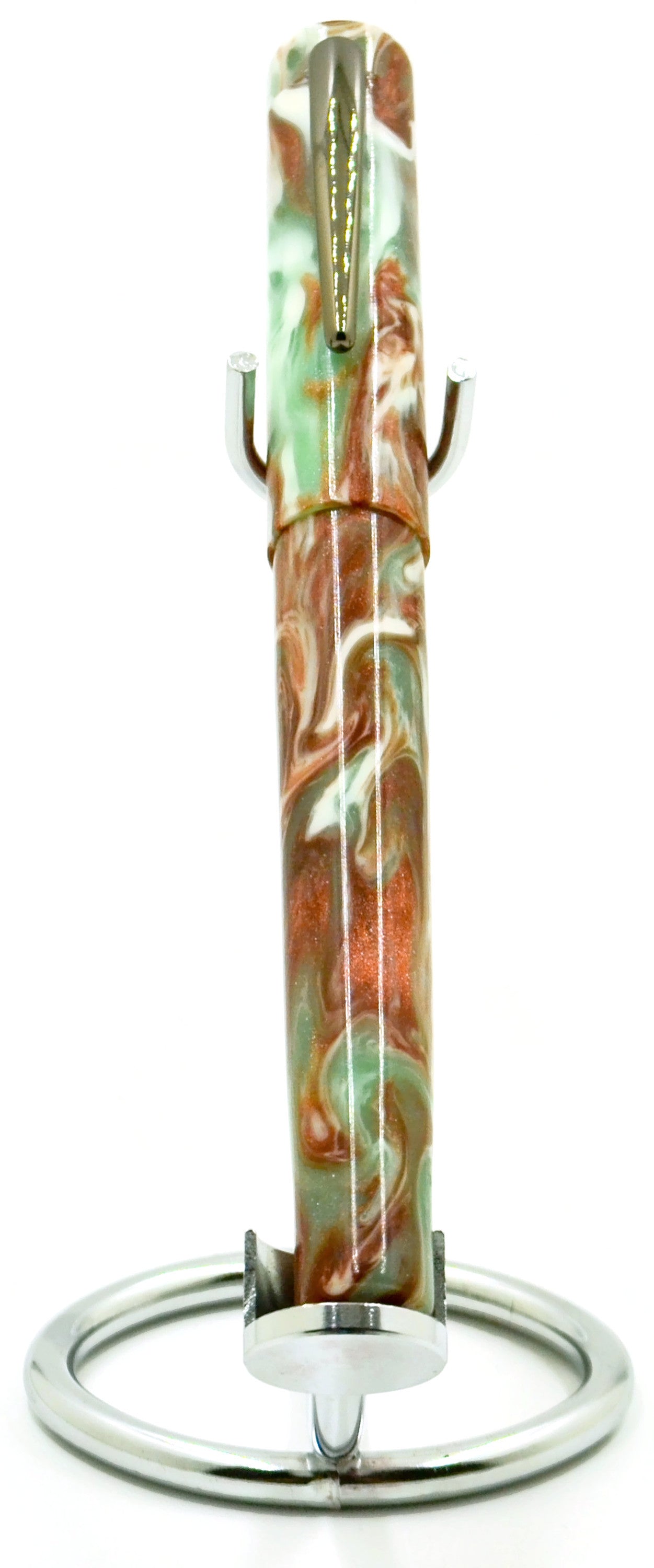 B24 - "Melted Ice cream" Diamond Cast Gunmetal Clip (220207)