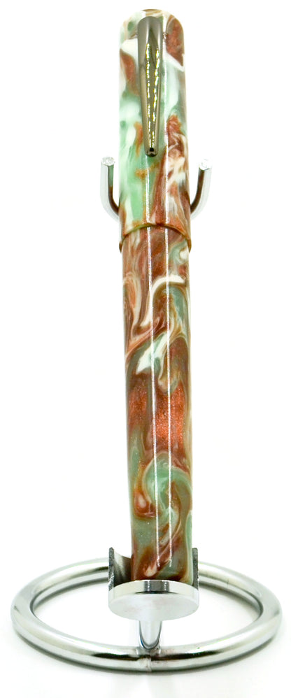 B24 - "Melted Ice cream" Diamond Cast Gunmetal Clip (220207)