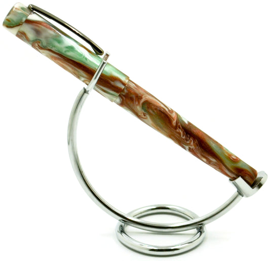 B24 - "Melted Ice cream" Diamond Cast Gunmetal Clip (220207)