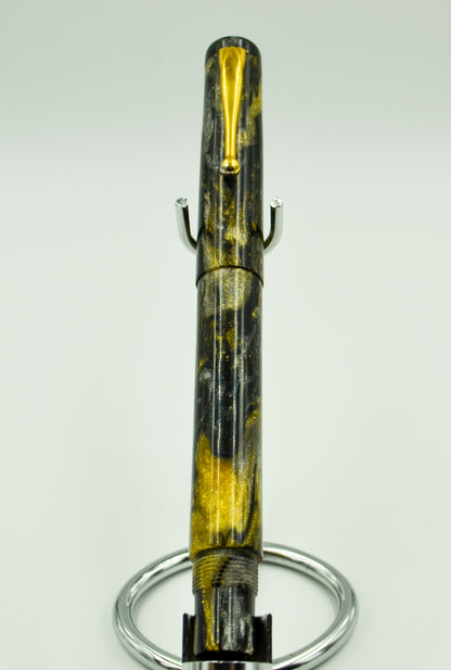 M414D - Black-Silver-Gold Diamond Cast