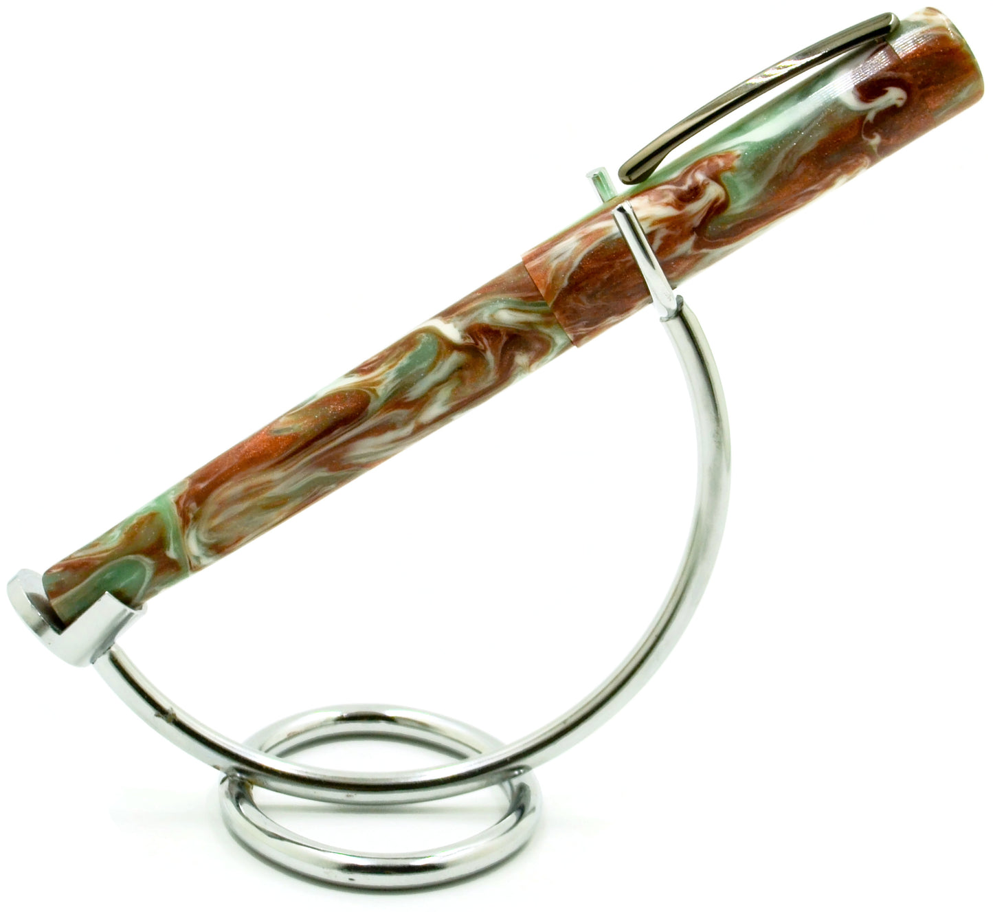 B24 - "Melted Ice cream" Diamond Cast Gunmetal Clip (220207)