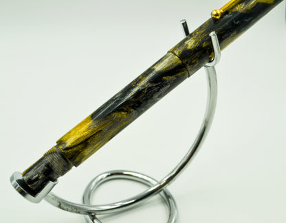 M414D - Black-Silver-Gold Diamond Cast