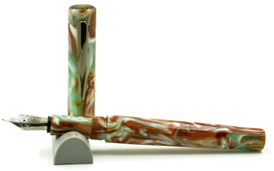 B24 - "Melted Ice cream" Diamond Cast Gunmetal Clip (220207)