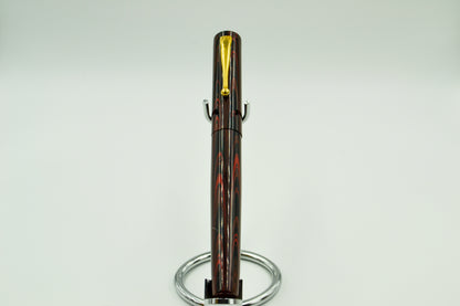 M615C - Black-Red Ebonite - JOWO 1.5 Nib