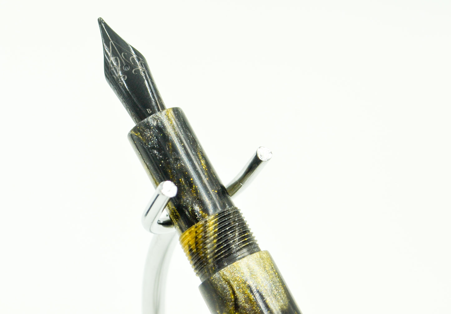 M414D - Black-Silver-Gold Diamond Cast