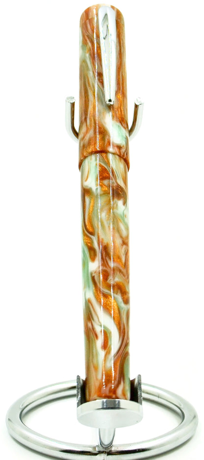 B24 - "Melted Ice cream" Diamond Cast Chrome Clip