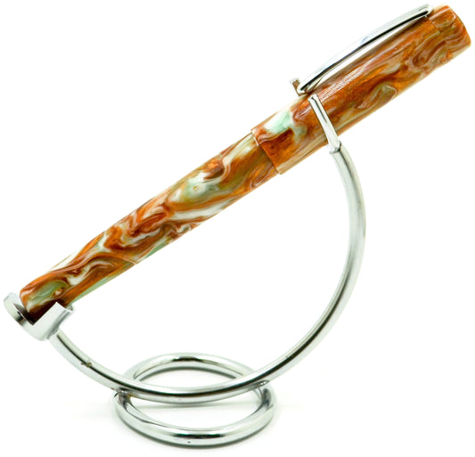 B24 - "Melted Ice cream" Diamond Cast Chrome Clip