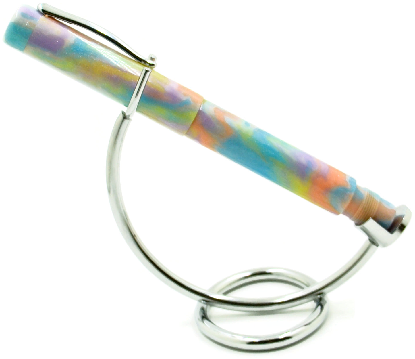 Model E24 - "Unicorn Poop" Diamond Cast w/ Clip