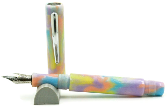 Model E24 - "Unicorn Poop" Diamond Cast w/ Clip