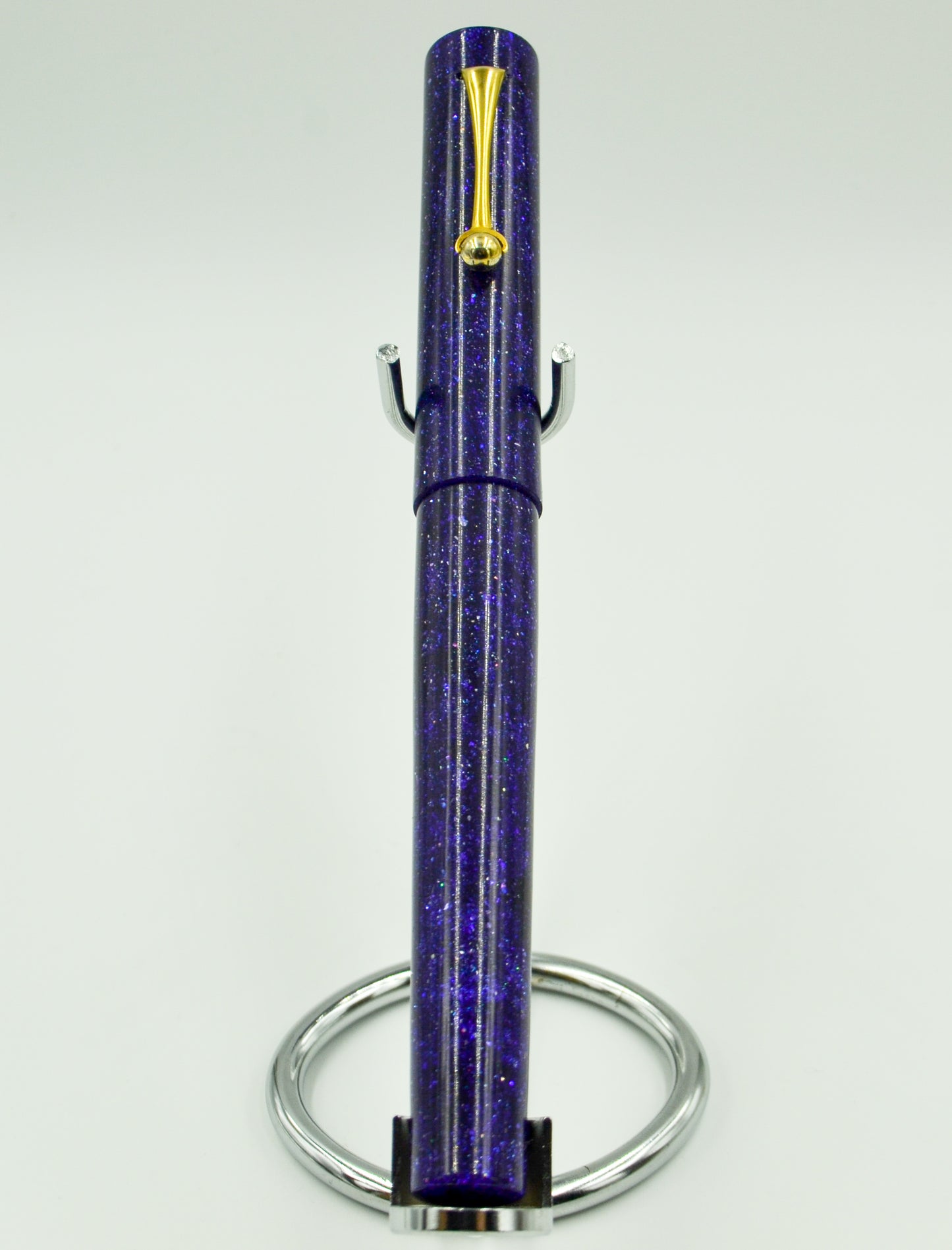 M414C - Purple Radiance Diamond Cast - Jowo 14kt Gold M nib