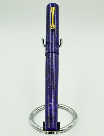 M414C - Purple Radiance Diamond Cast - Jowo 14kt Gold M nib