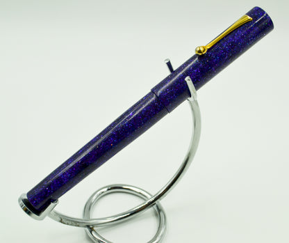 M414C - Purple Radiance Diamond Cast - Jowo 14kt Gold M nib