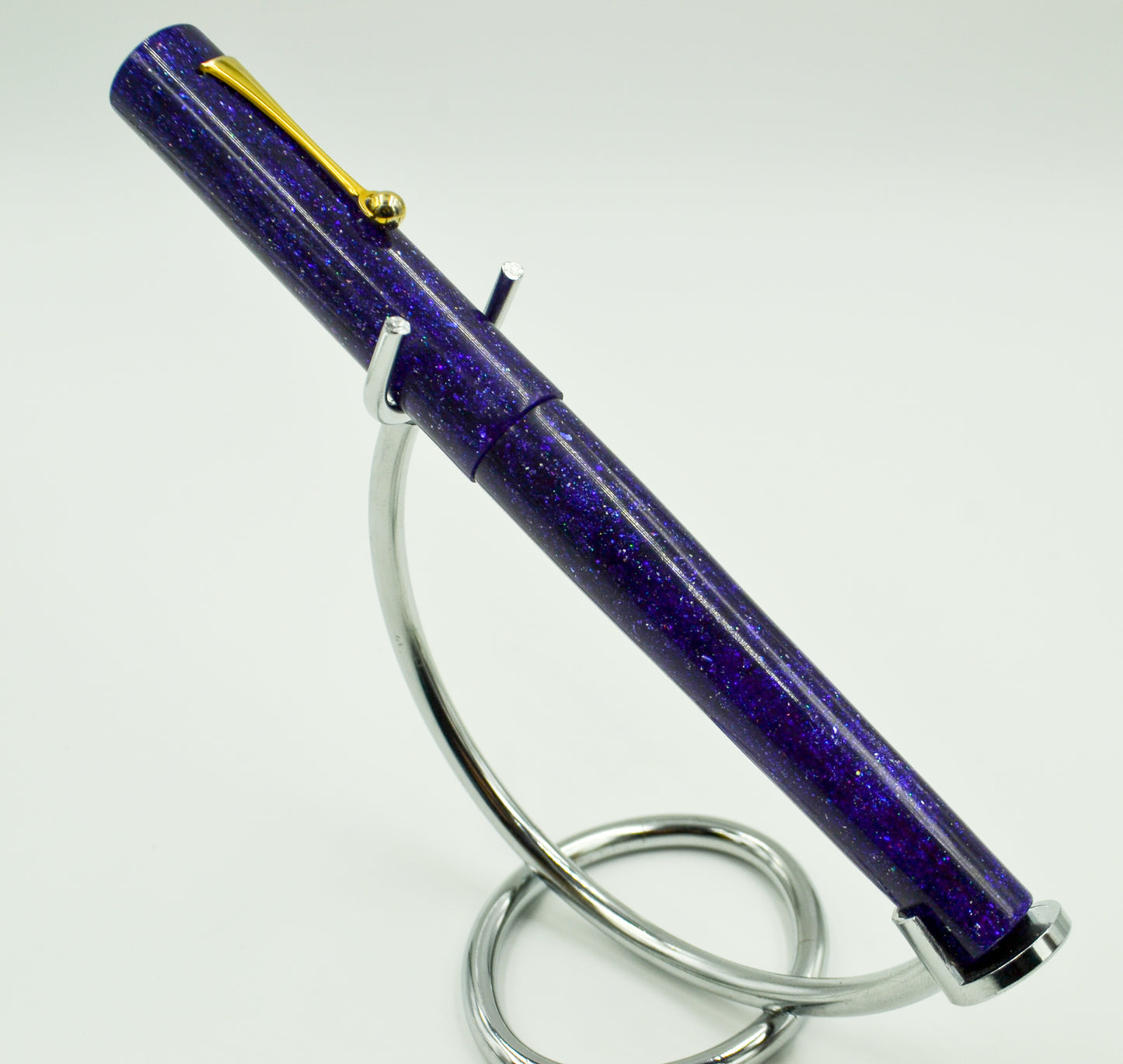 M414C - Purple Radiance Diamond Cast - Jowo 14kt Gold M nib