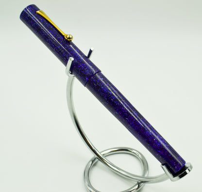 M414C - Purple Radiance Diamond Cast - Jowo 14kt Gold M nib