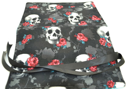 Pen Roll - Skulls and Roses