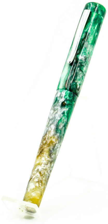 B24 - (StarryNightResins) - Irish Isles w/Stainless clip (220551)