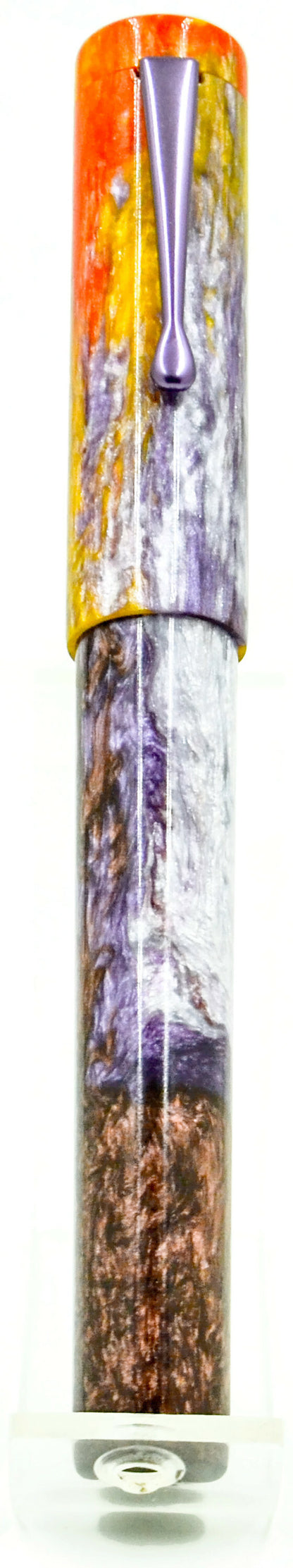 B36 - (StarryNightResins) - Falling In Love Evancio w/Stainless clip Set for #8 nib (220567)