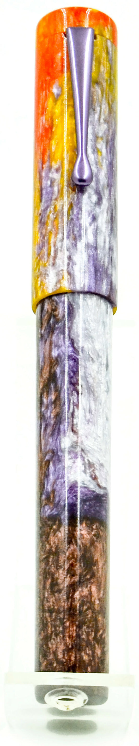 B36 - (StarryNightResins) - Falling In Love Evancio w/Stainless clip Set for #8 nib (220567)