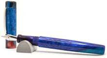 Load image into Gallery viewer, B24  - (Starry Night Resins) - Blue Galaxy w/chrome clip (220208)
