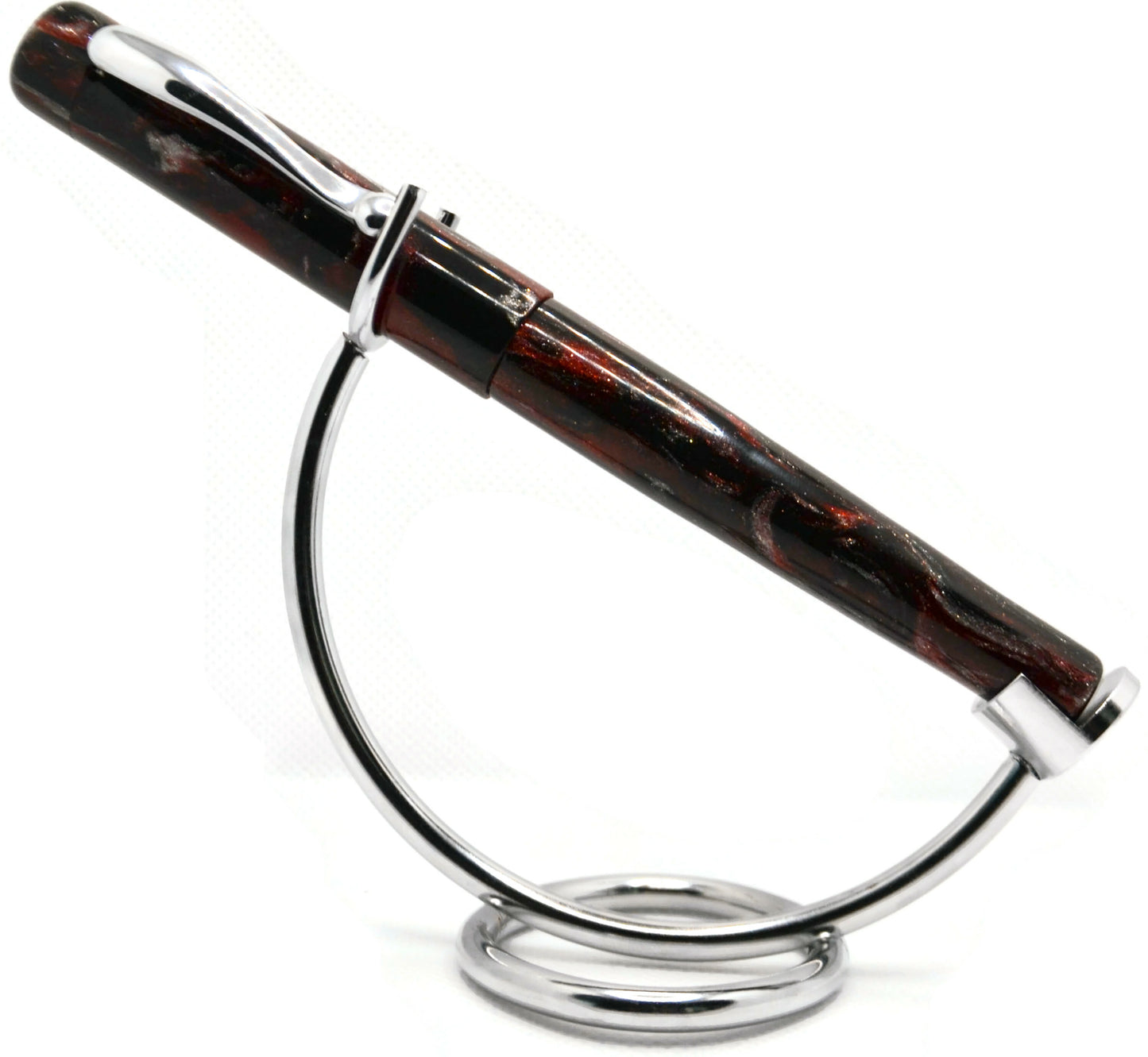 B24 - Diamondcast L.E. Blank - Lipstick and Leather Nickel clip