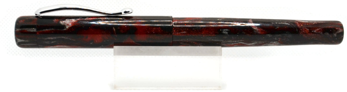 B24 - Diamondcast L.E. Blank - Lipstick and Leather Nickel clip