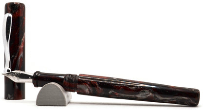 B24 - Diamondcast L.E. Blank - Lipstick and Leather Nickel clip