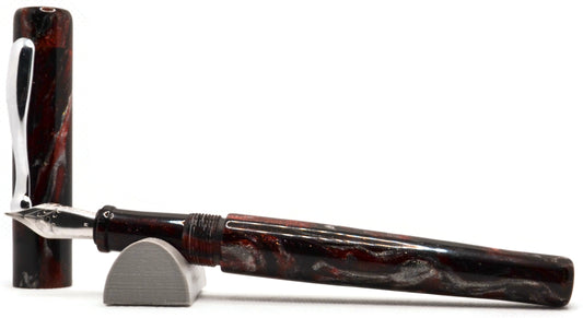 B24 - Diamondcast L.E. Blank - Lipstick and Leather Nickel clip