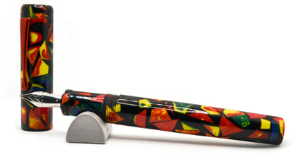 B36 - Evancio - Candy Corn Mosaic w/Red clip