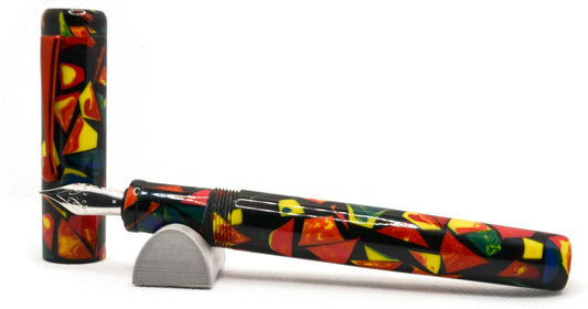 B36 - Evancio - Candy Corn Mosaic w/Red clip