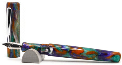 B24 Clipped - (Diamondcast) Autumn Leaves Chrome Trim (22113)