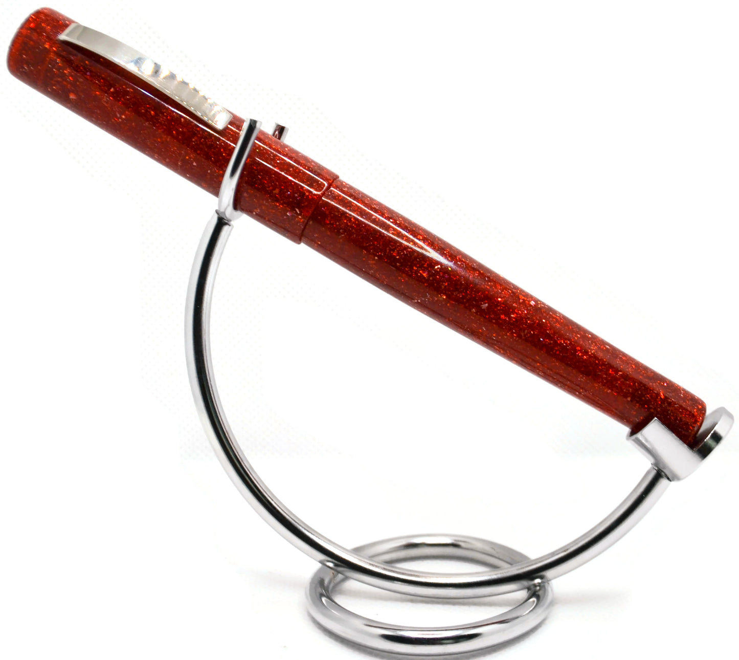 B24 - Ruby Radiance w/ Chrome Clip