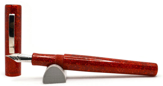 B24 - Ruby Radiance w/ Chrome Clip