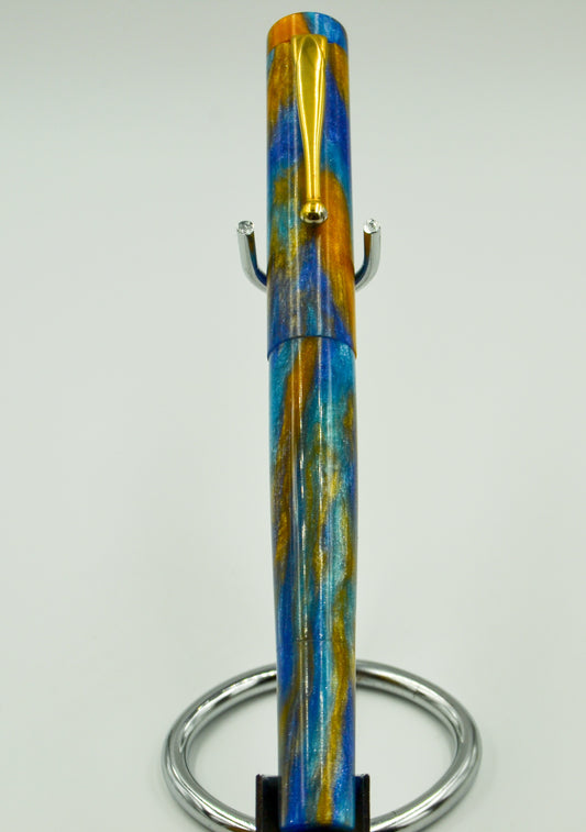 M414C - Blue Macaw Diamond Cast