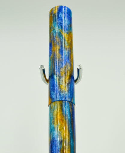 M414C - Blue Macaw Diamond Cast