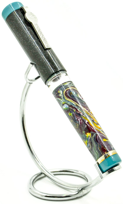 B46 - König - SNR Simon Says swirl with galaxy black cap and trim (matching section)