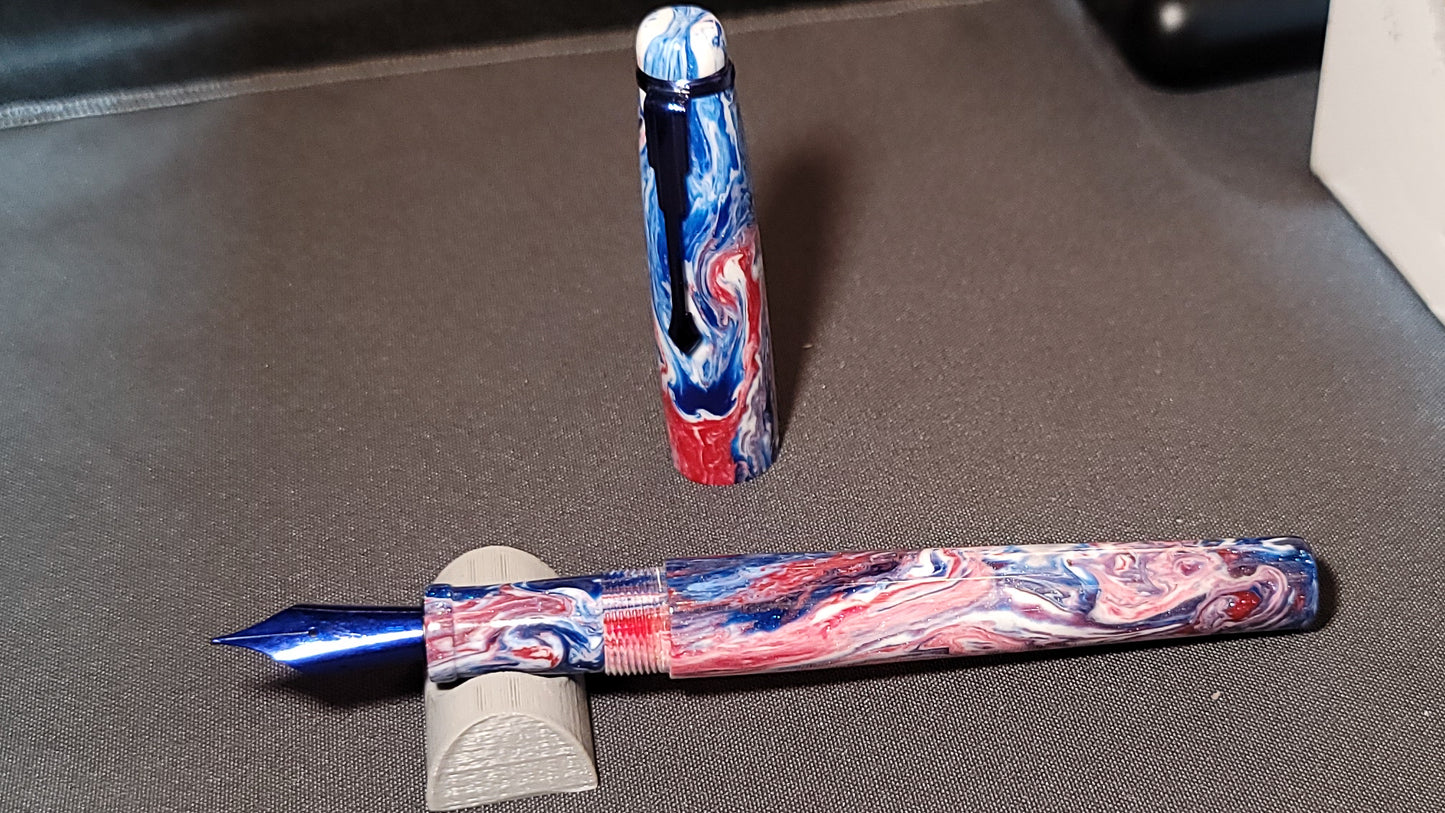 F14 -  Federalist Pens and Paper Collaboration "Stars and Stripes"